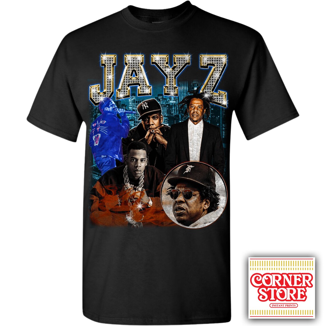 Jay Z Ny State Of Mind - Vintage Bootleg Tee