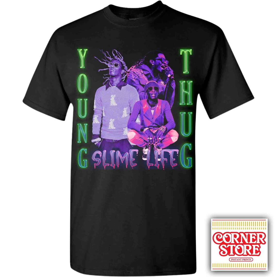 Young Thug Slime Life - Vintage Bootleg Tee