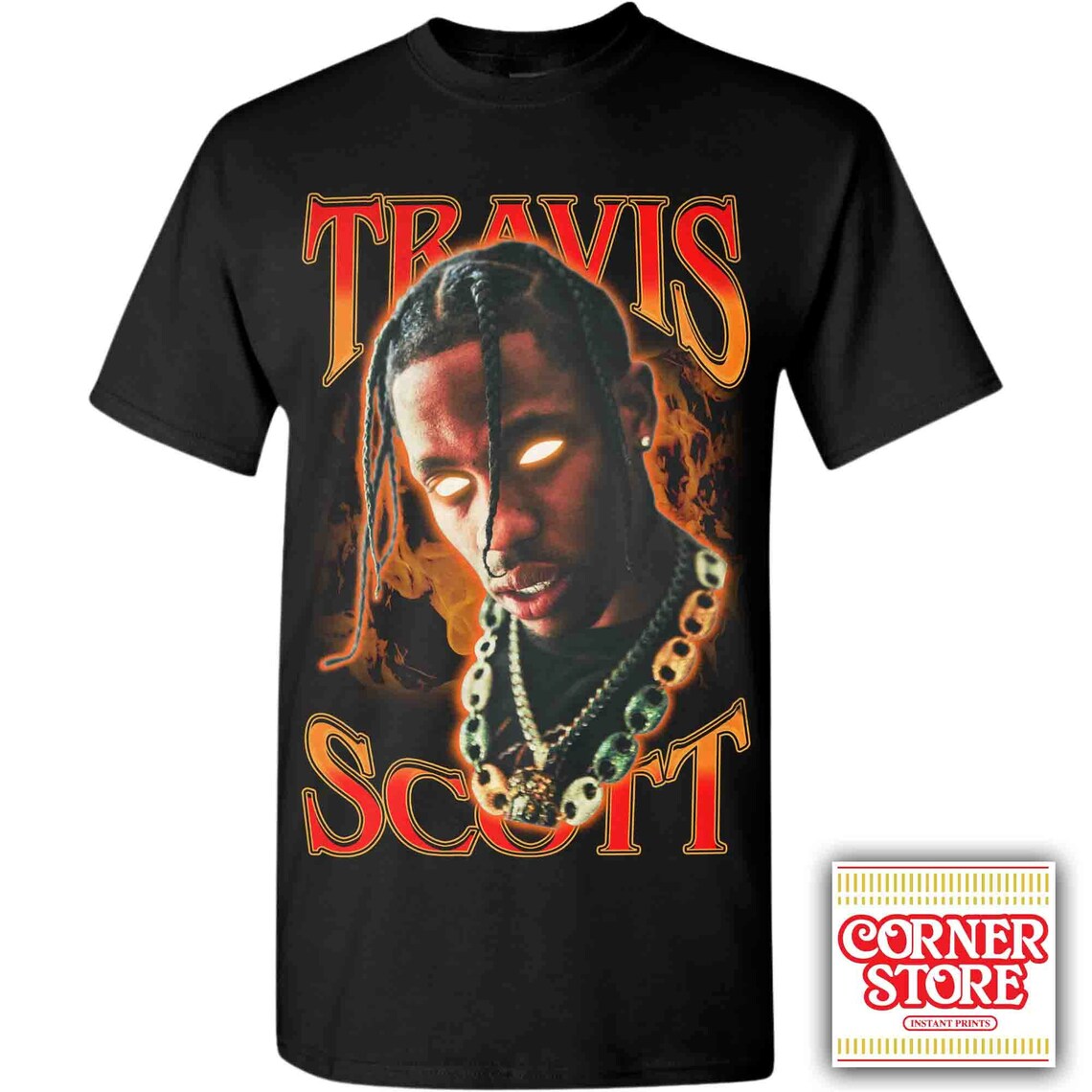 Travis Scott Graphic Tee - Vintage Bootleg Tee