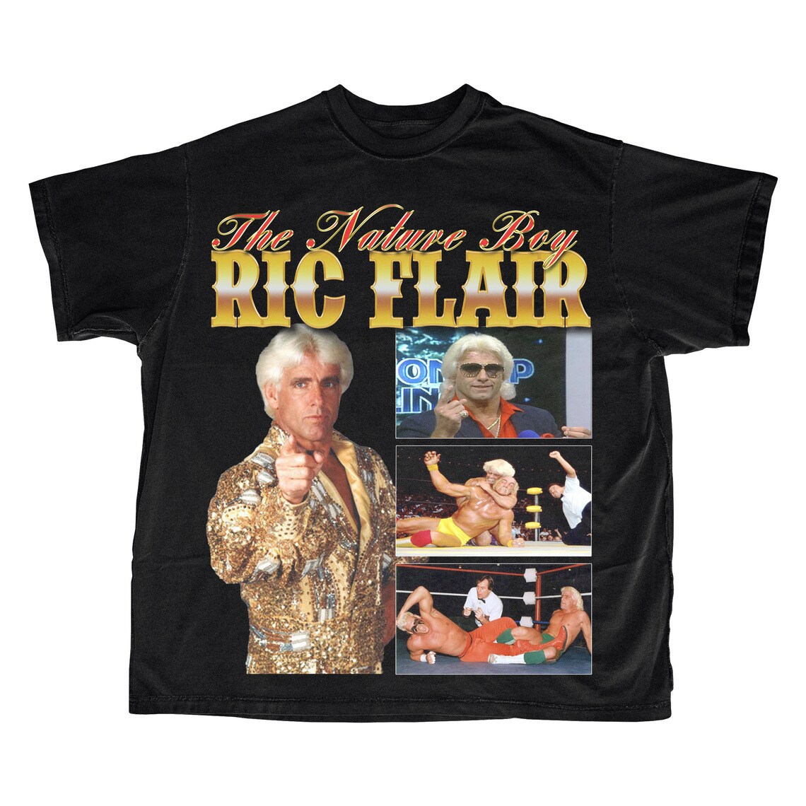 Ric Flair Graphic Tee - Vintage Bootleg Tee