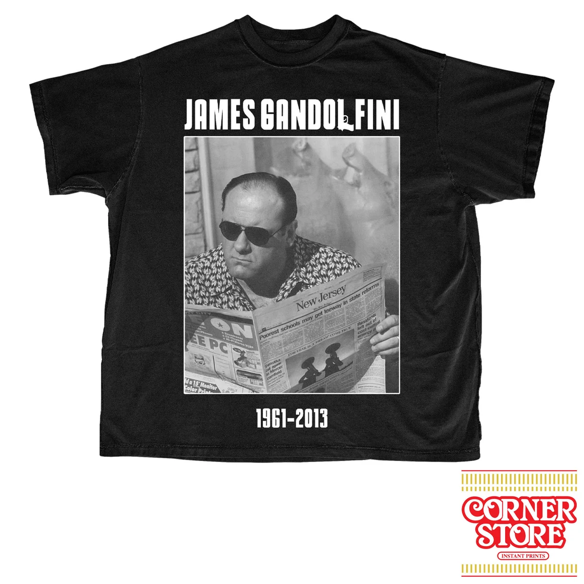 James Gandolfini - Vintage Bootleg Tee