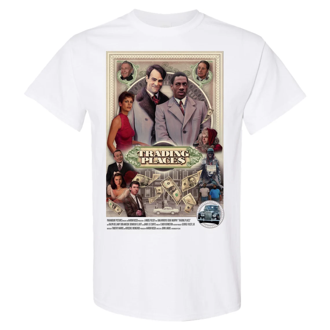 Trading Places Alt Movie Poster - Vintage Bootleg Tee