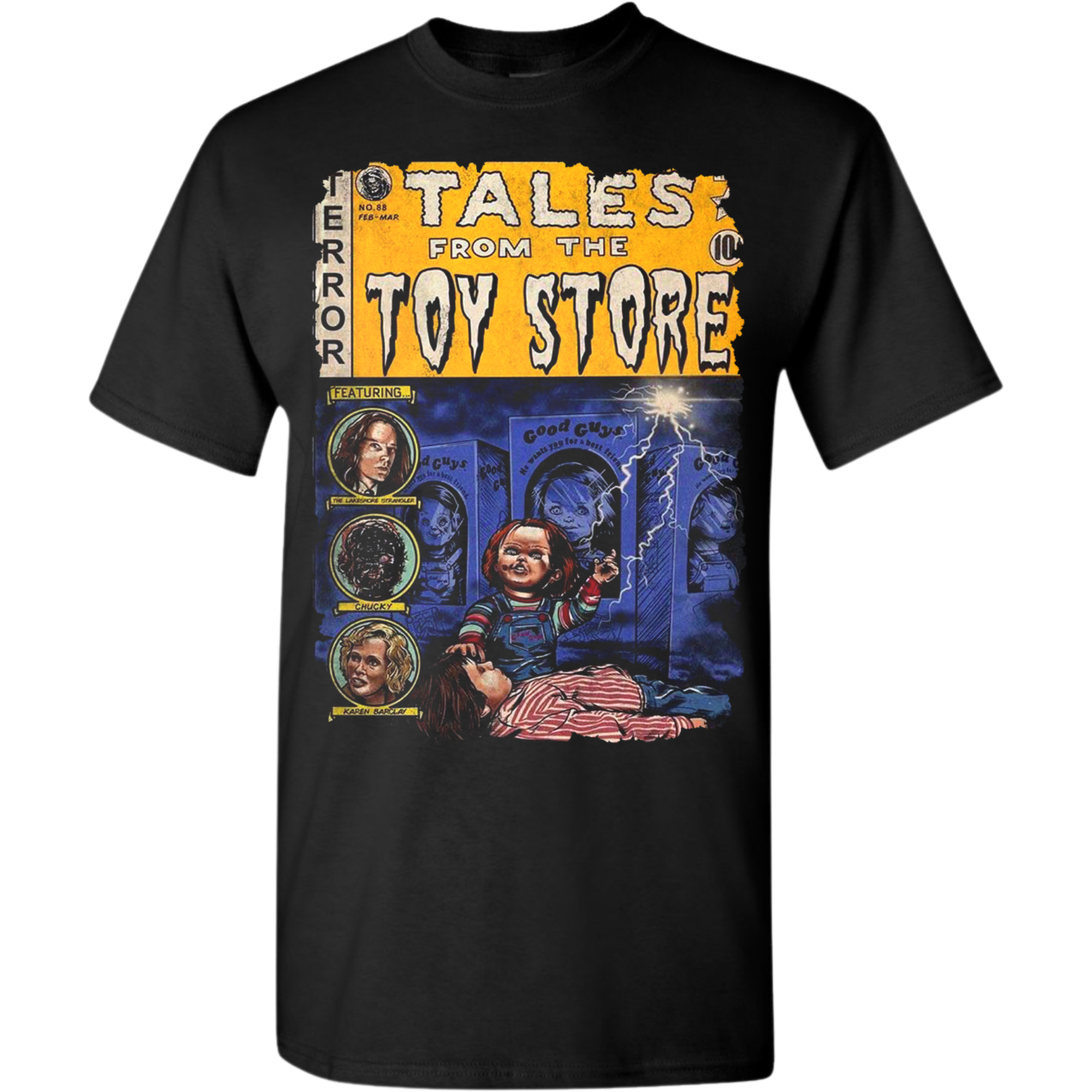 Chucky - Tales From The Toy Store - Vintage Bootleg Tee