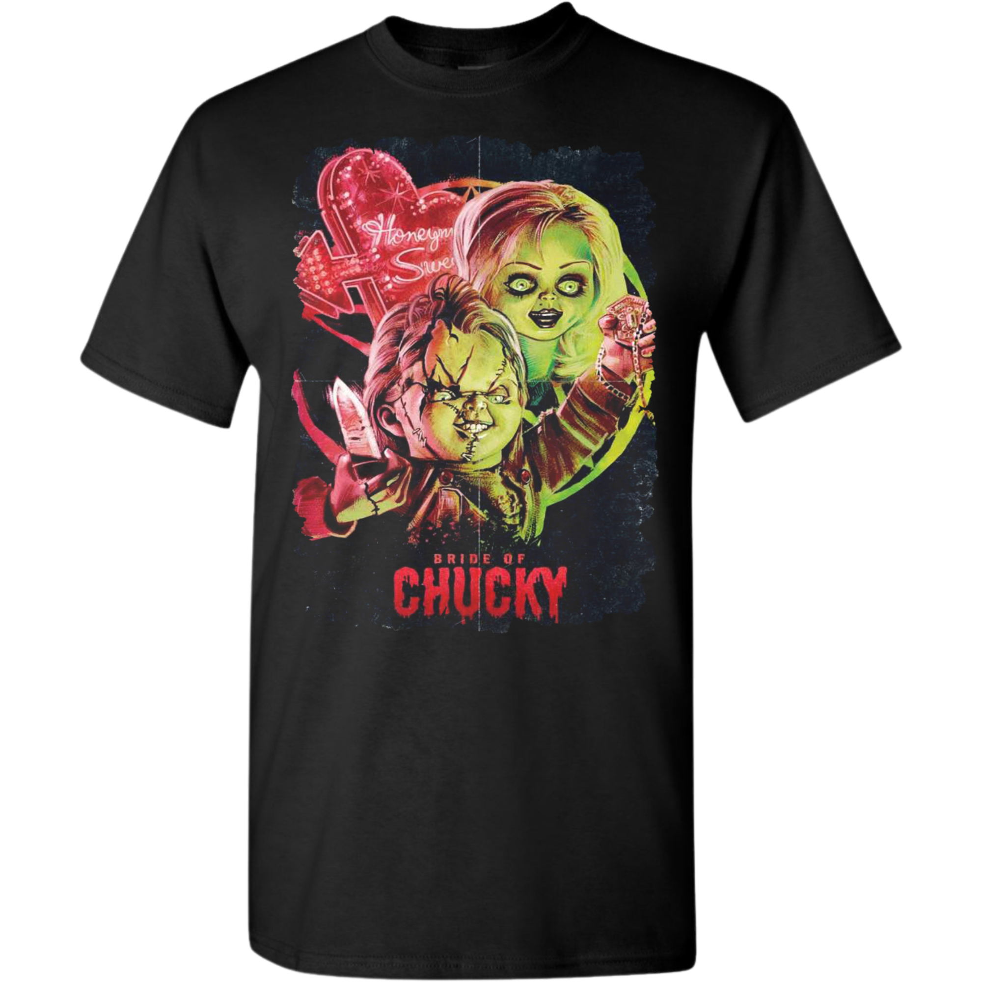 Chucky - Love You To Death - BLACK - Vintage Bootleg Tee