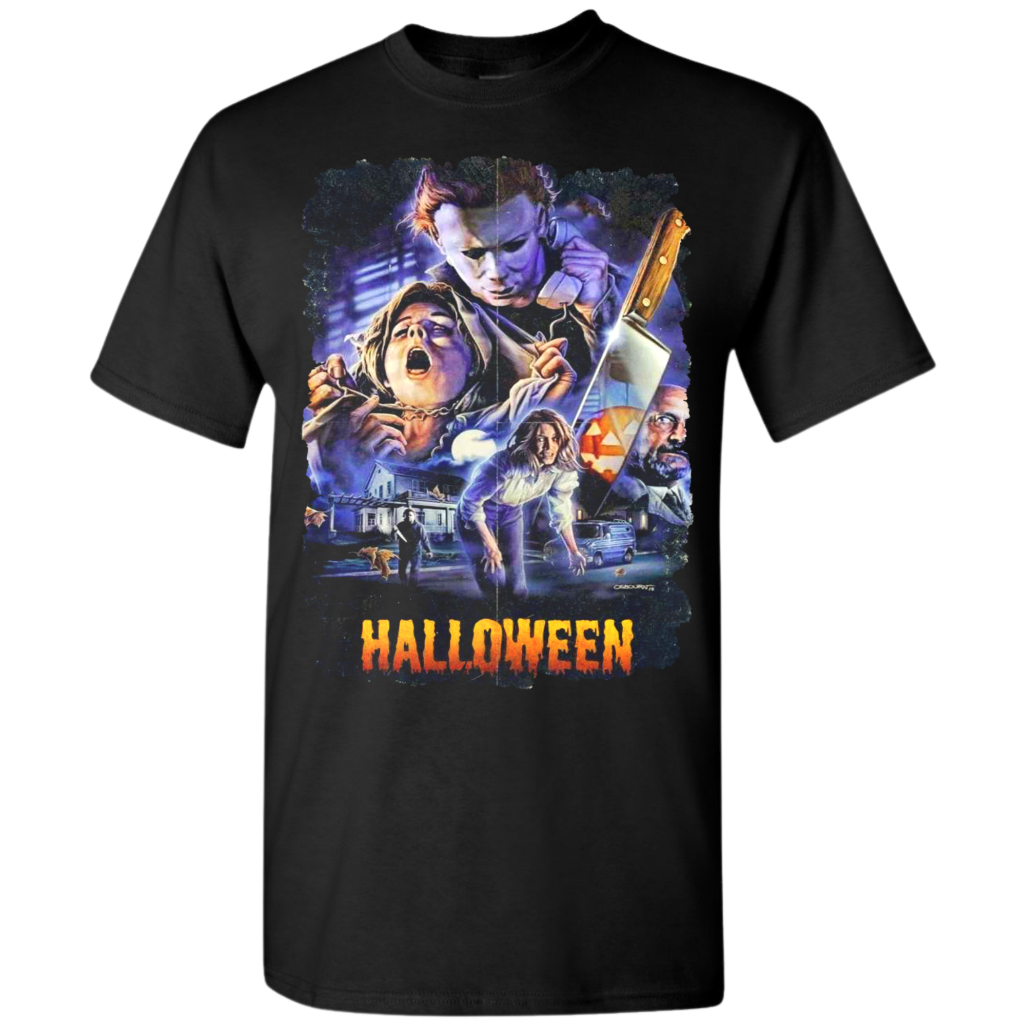 Halloween Collage - Vintage Bootleg Tee