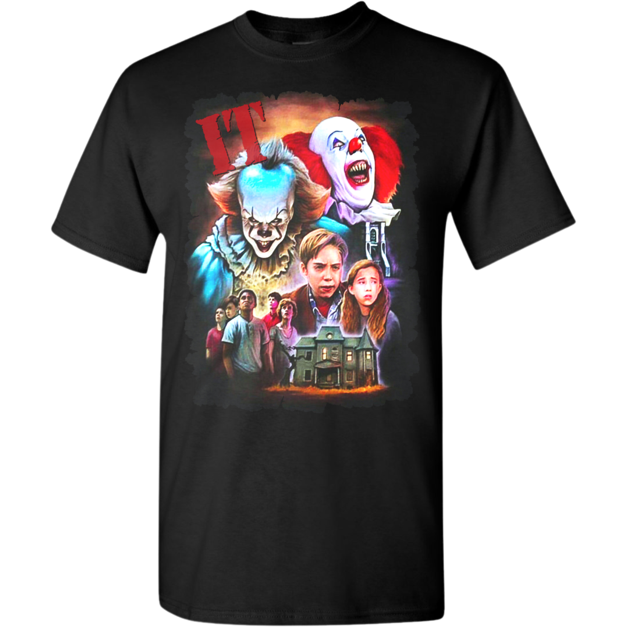 IT - Movie - BLACK - Vintage Bootleg Tee