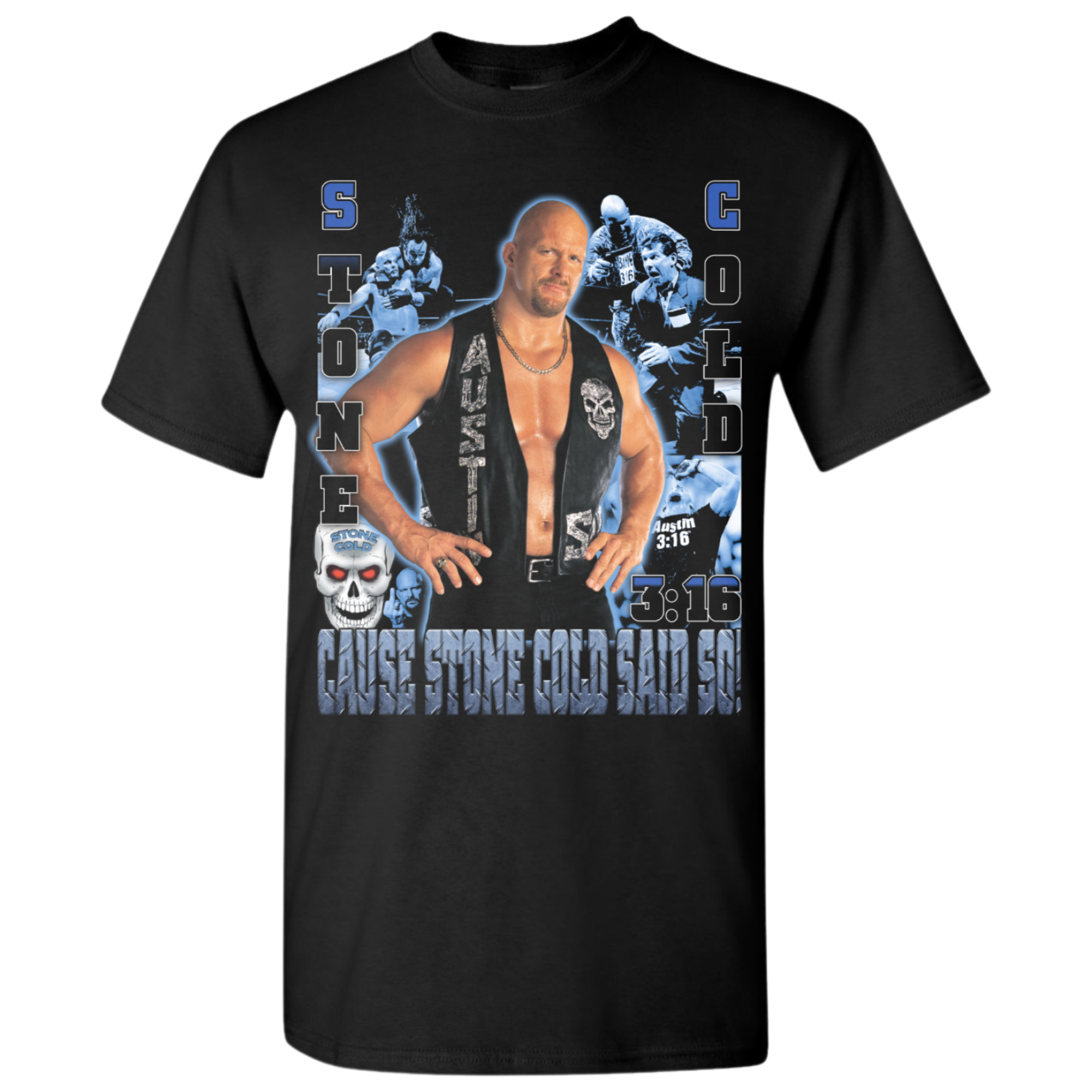 Stone Cold Graphic Tee - Vintage Bootleg Tee