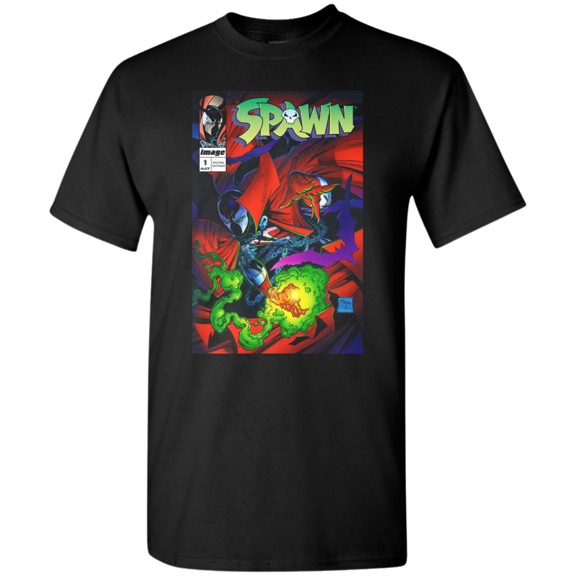 Spawn -black - Vintage Bootleg Tee