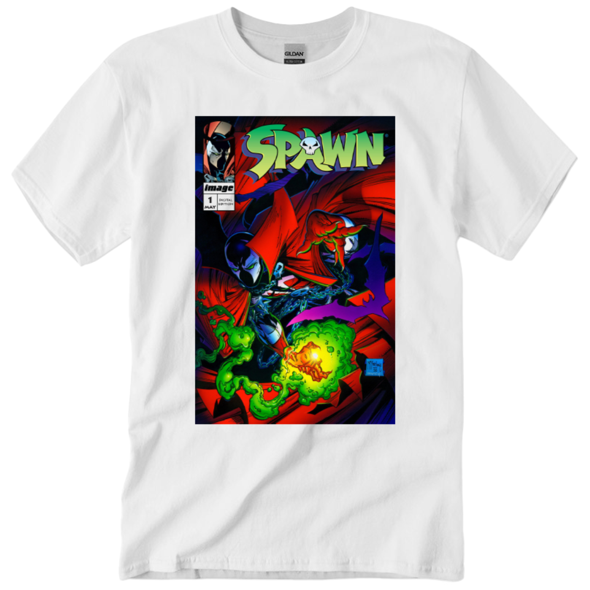 Spawn -white - Vintage Bootleg Tee