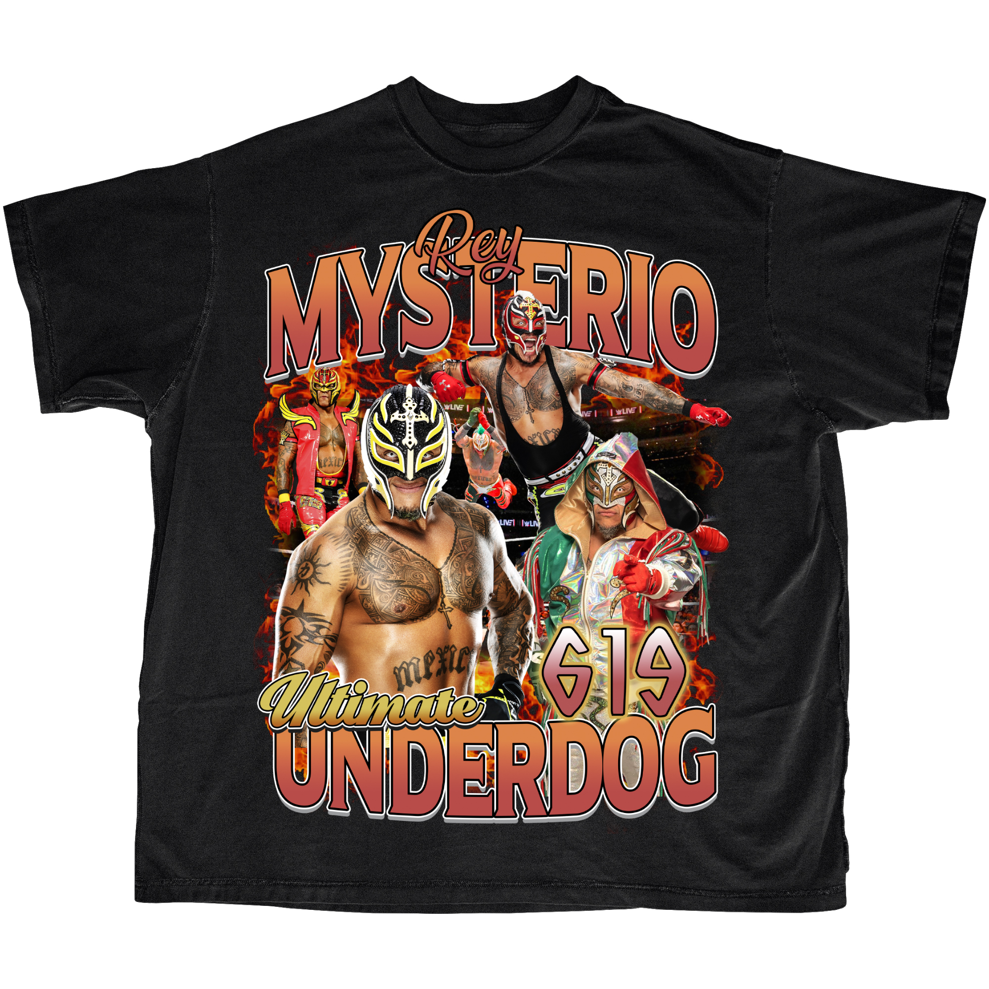 Rey Mysterio Graphic Tee - Vintage Bootleg Tee