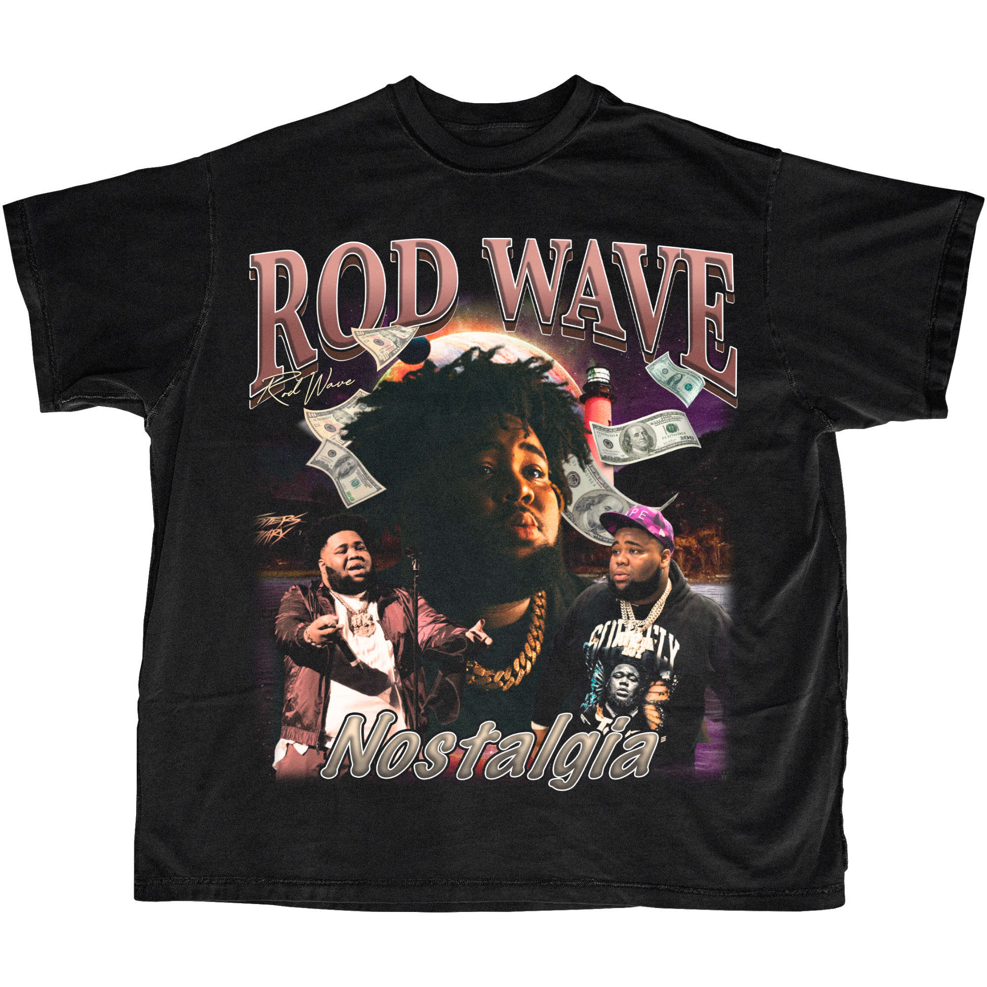 Rod Wave Graphic Tee - Vintage Bootleg Tee