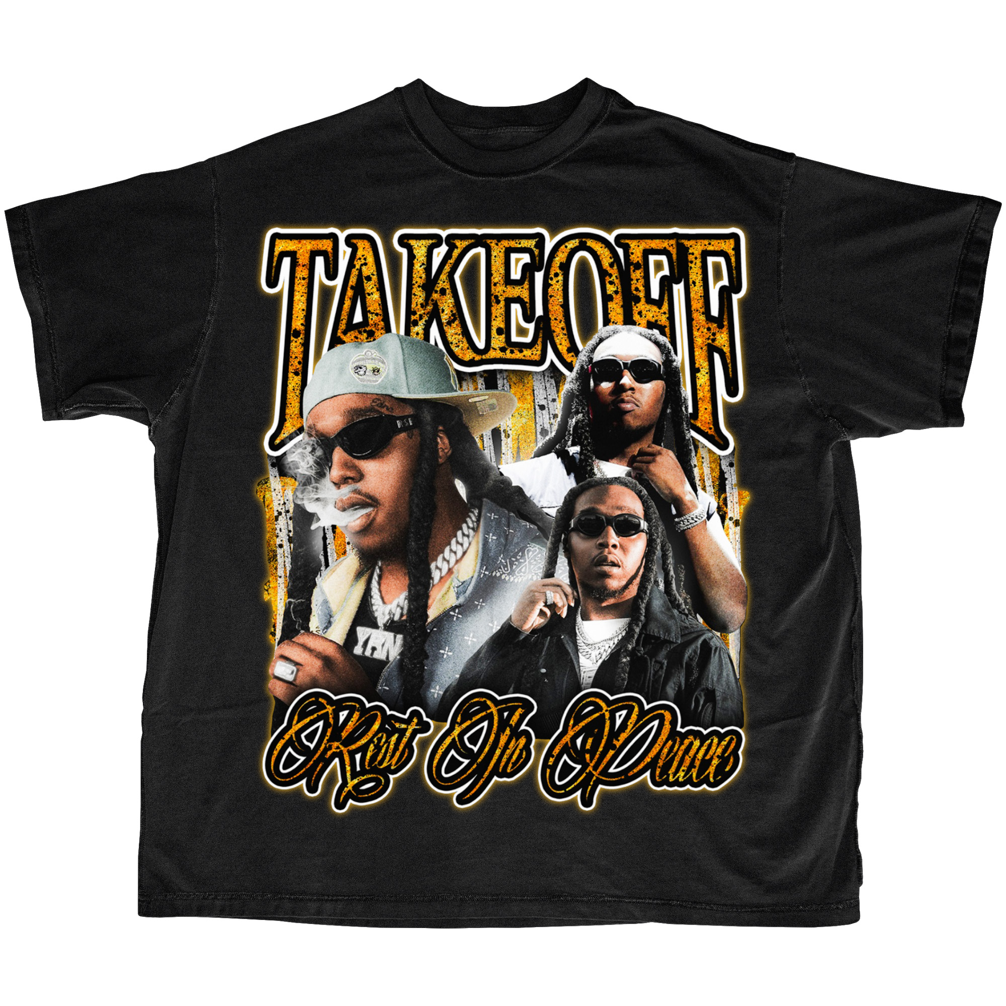 Takeoff "Rest In Peace" - Vintage Bootleg Tee