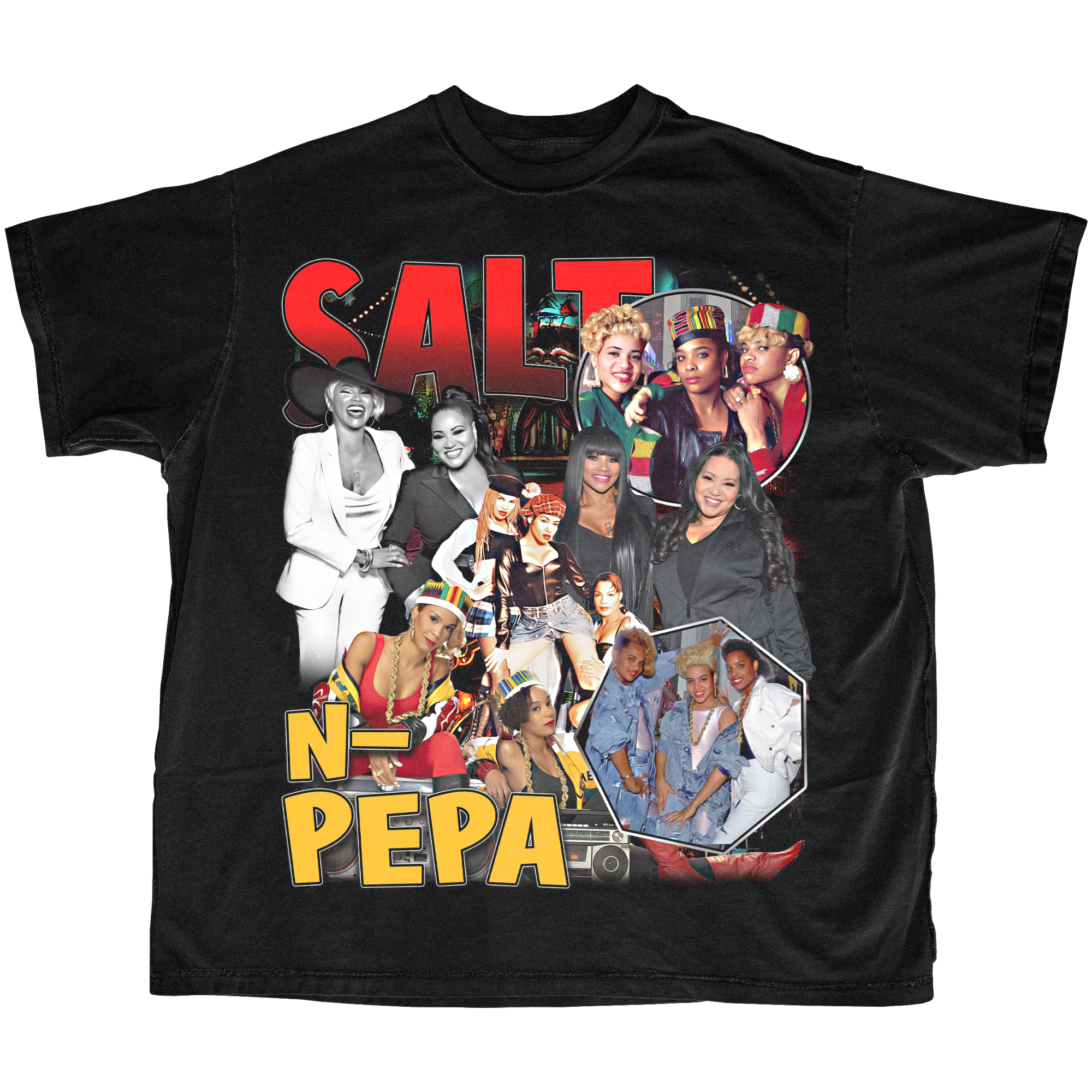 Salt -N -Pepa Graphic Tee - Vintage Bootleg Tee